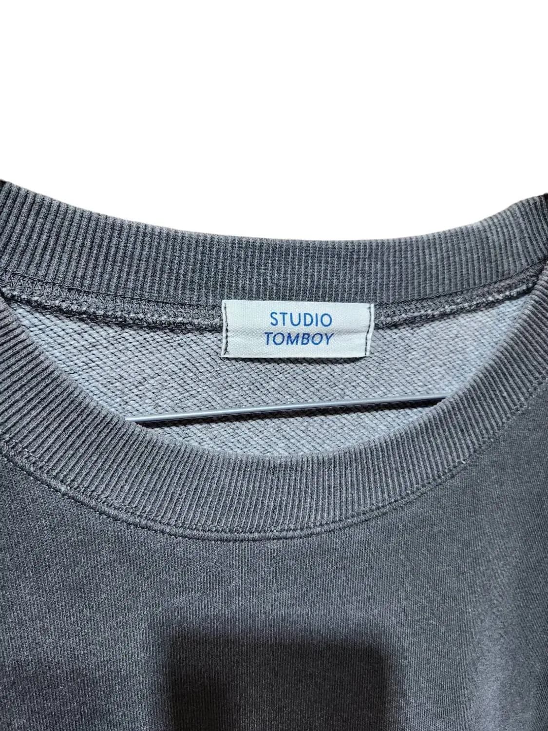 F/ 스튜디오톰보이 피그먼트 데일리 맨투맨 /1203 상품이미지4