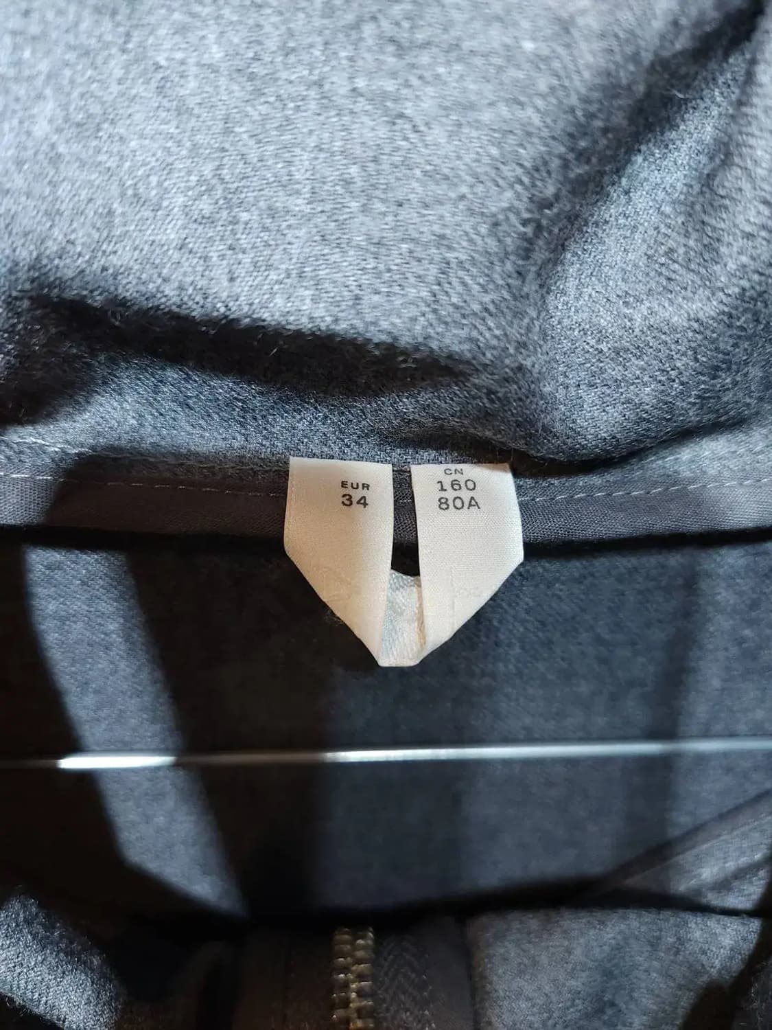 S/ ARKET 아르켓 하이넥 울 집업 셔츠 /1203 상품이미지4