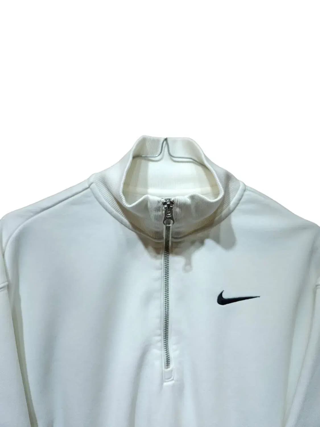 S/ 나이키 우먼스 기모 플리스 반집업 크롭 긴팔 티셔츠 /1203 상품이미지2