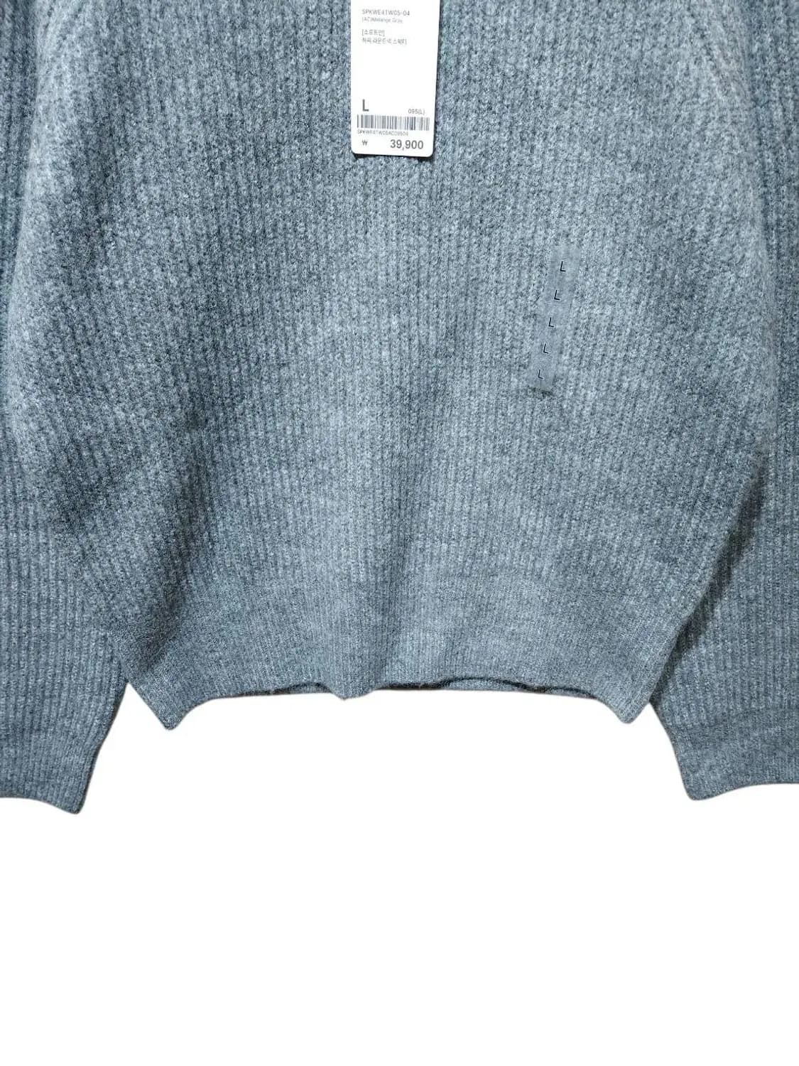 L/ 스파오 하찌 라운드넥 니트 스웨터 새상품 /1204 상품이미지3