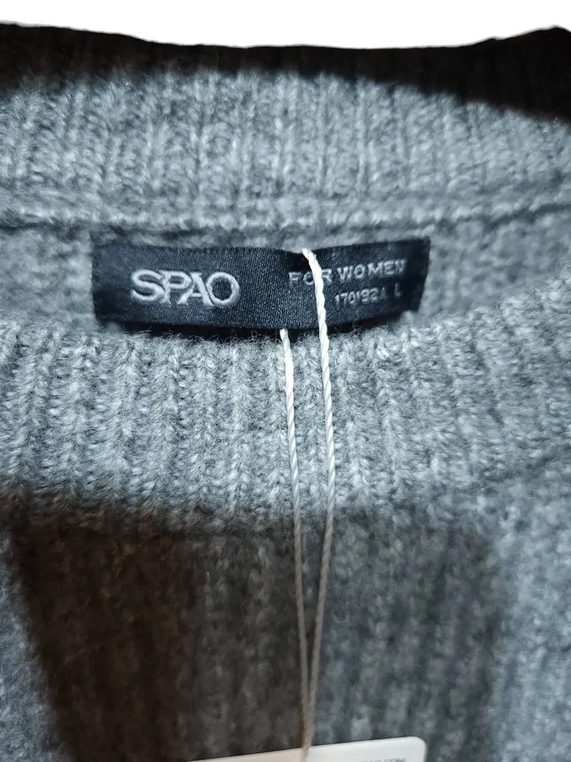 L/ 스파오 하찌 라운드넥 니트 스웨터 새상품 /1204 상품이미지4