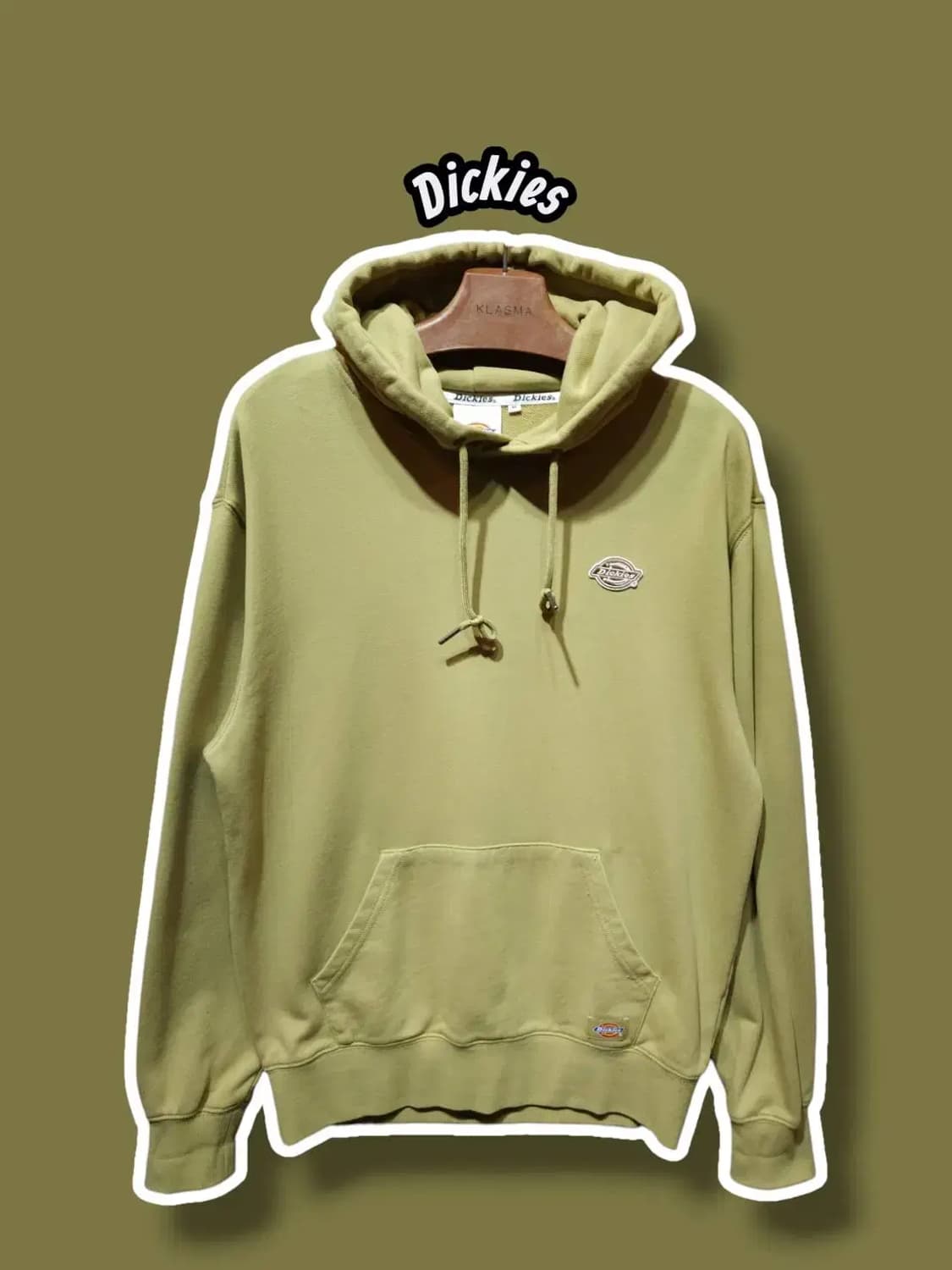 M/ 디키즈 프렌치테리 와펜 로고 후드티 베이지 /1204 상품이미지1