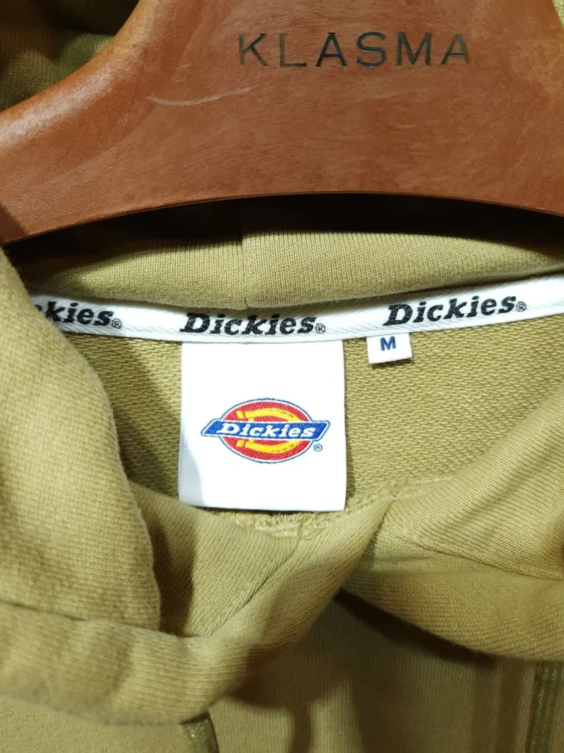 M/ 디키즈 프렌치테리 와펜 로고 후드티 베이지 /1204 상품이미지4