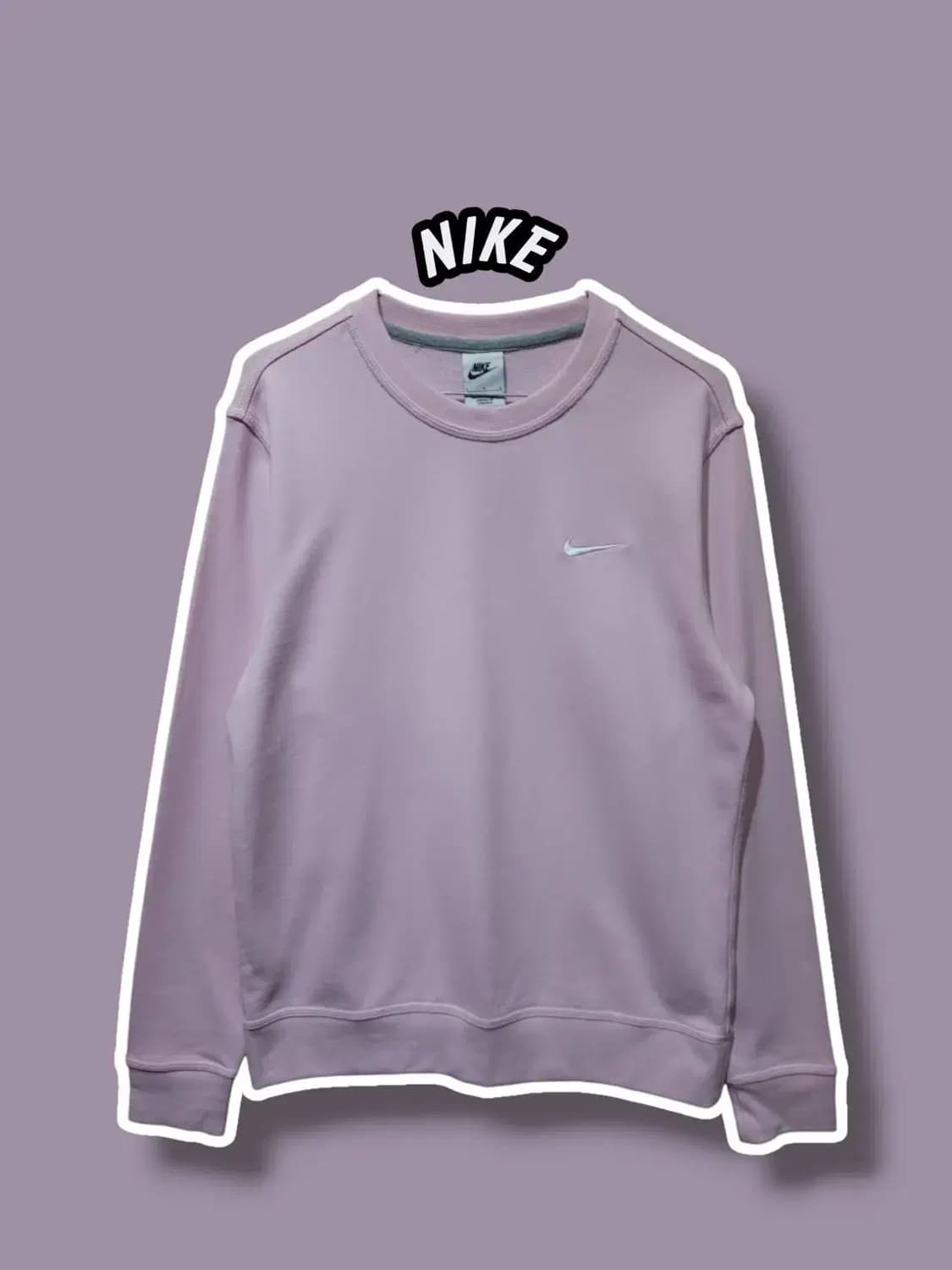 L/ 나이키 프렌치테리 크루넥 스웻셔츠 핑크 /1204 상품이미지1