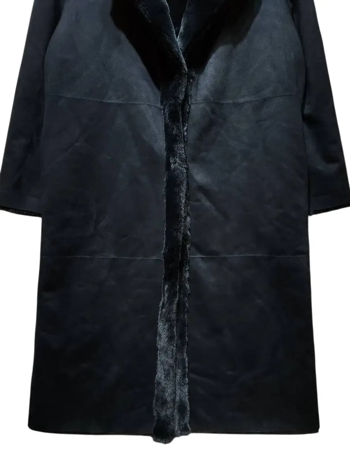 66/ 조이너스 퍼안감 롱 무스탕 코트 /1204 상품이미지3