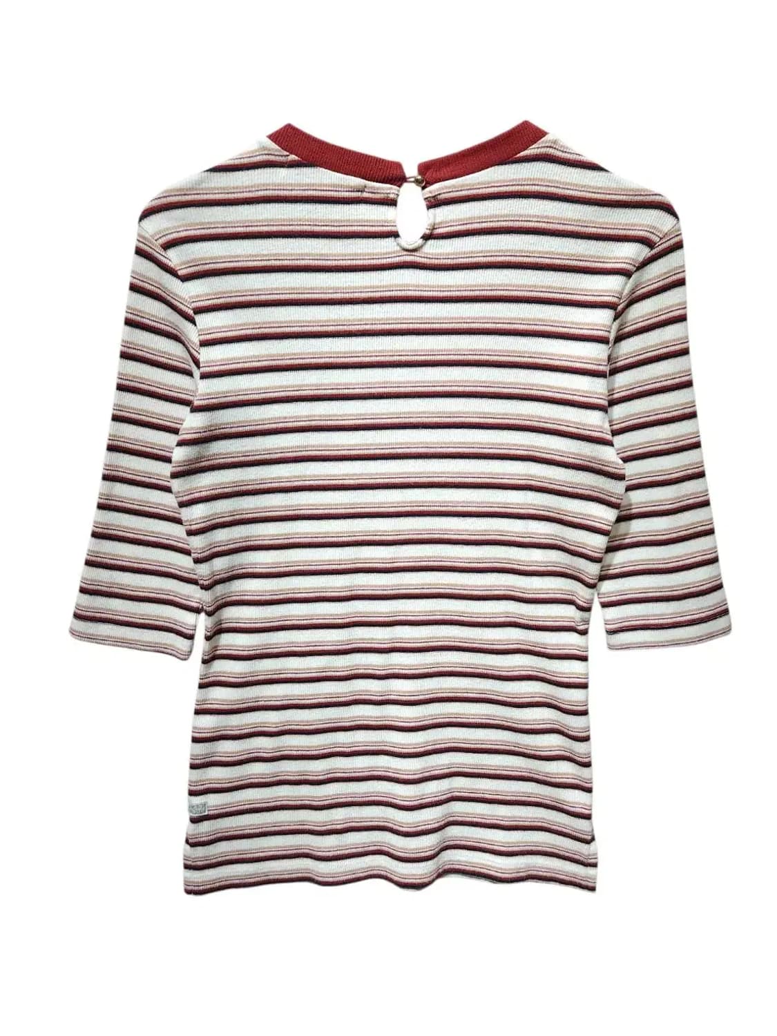 S/ 써스데이아일랜드 7부 단가라 니트 /1208 상품이미지5