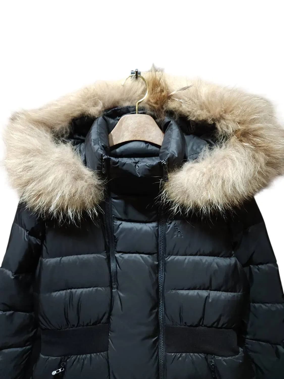 95/ 헤지스 골프 너구리털 덕다운패딩 /1208 상품이미지2