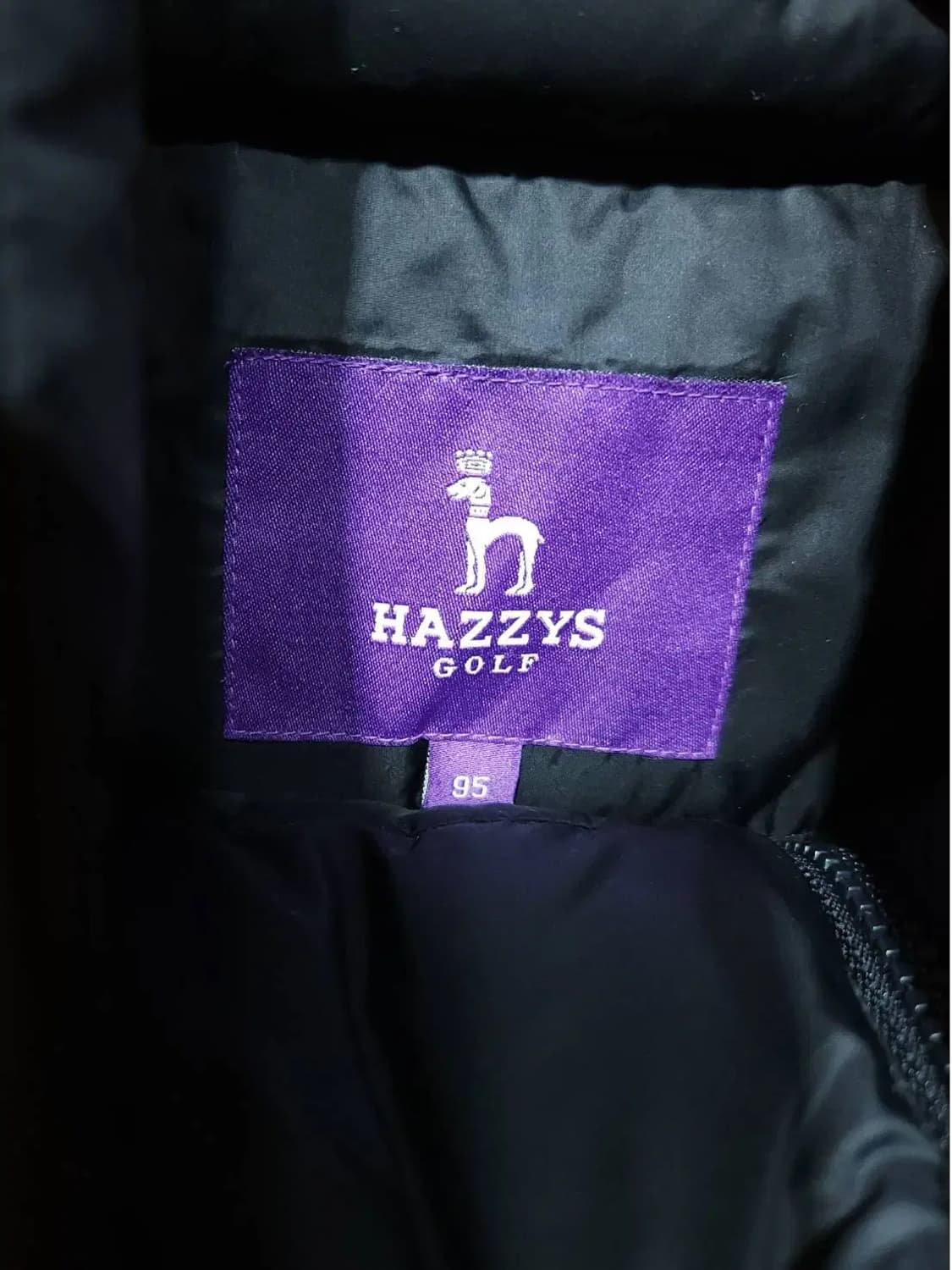 95/ 헤지스 골프 너구리털 덕다운패딩 /1208 상품이미지4