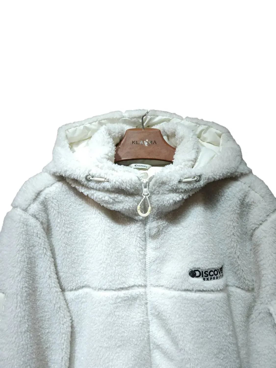 100/ 디스커버리 남녀공용 덕다운 뽀글이 숏패딩 /1208 상품이미지2