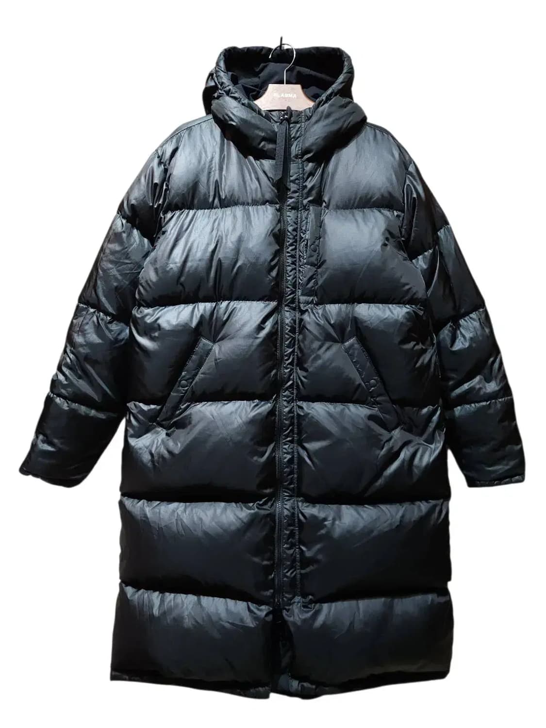 100/ 뉴에라 리버시블 구스다운 롱패딩점퍼 블랙 /1208 상품이미지3