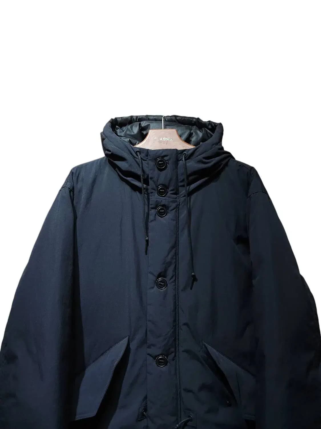 100/ 뉴에라 리버시블 구스다운 롱패딩점퍼 블랙 /1208 상품이미지7