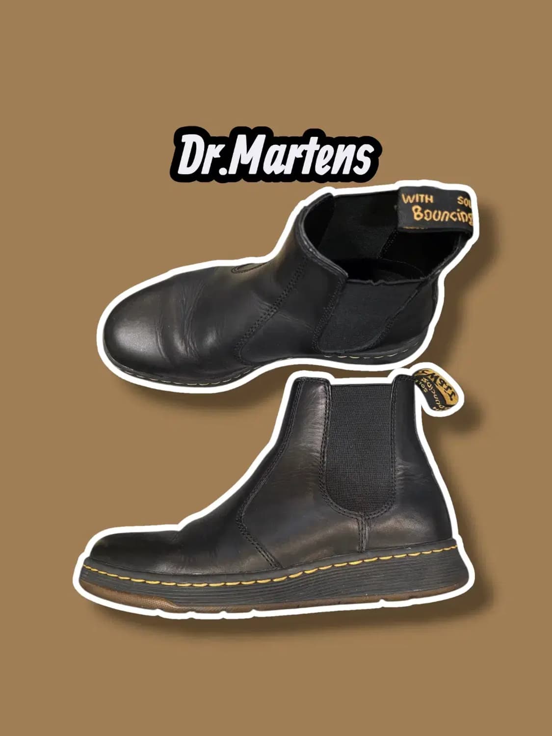 UK6-250/ 닥터마틴 그레이슨 첼시부츠 블랙 /1210 상품이미지1