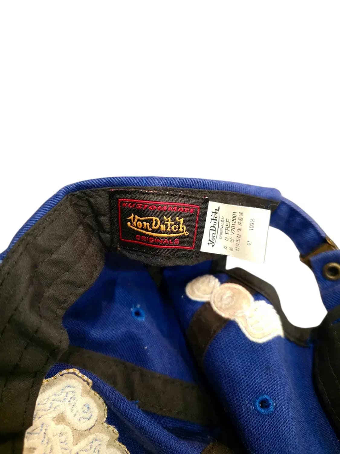 F/ 본더치 Y2K 빈티지 볼캡 블루 /1210 상품이미지6