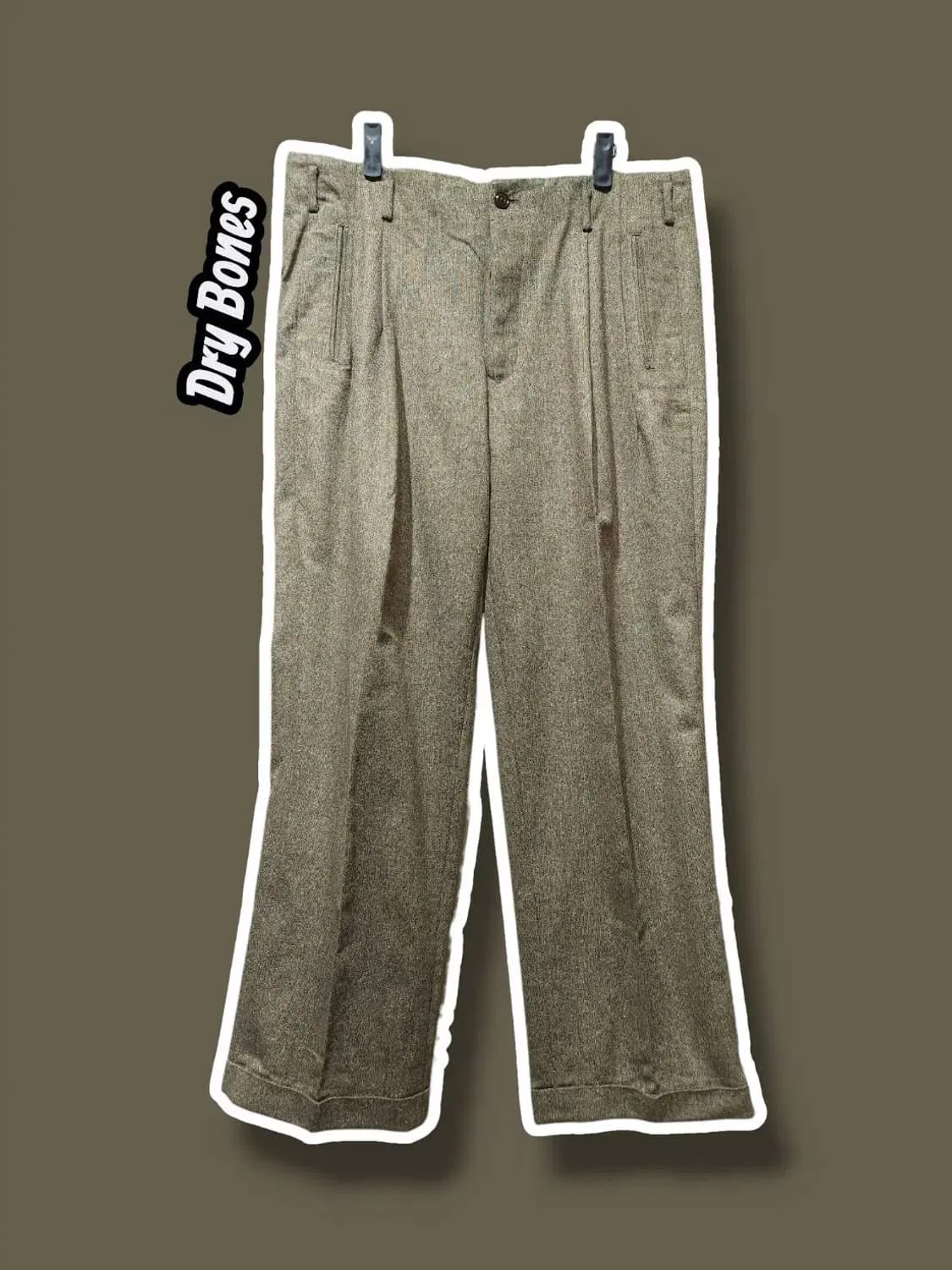 34/ Drybones 드라이본즈 울 실크 바지 /1210 상품이미지1