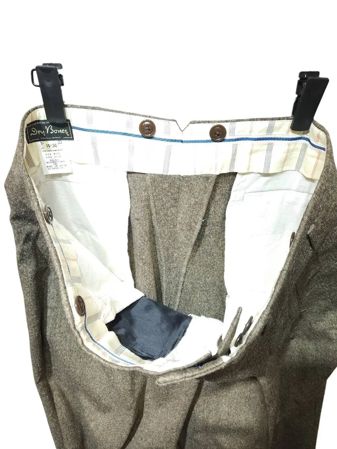 34/ Drybones 드라이본즈 울 실크 바지 /1210 상품이미지4