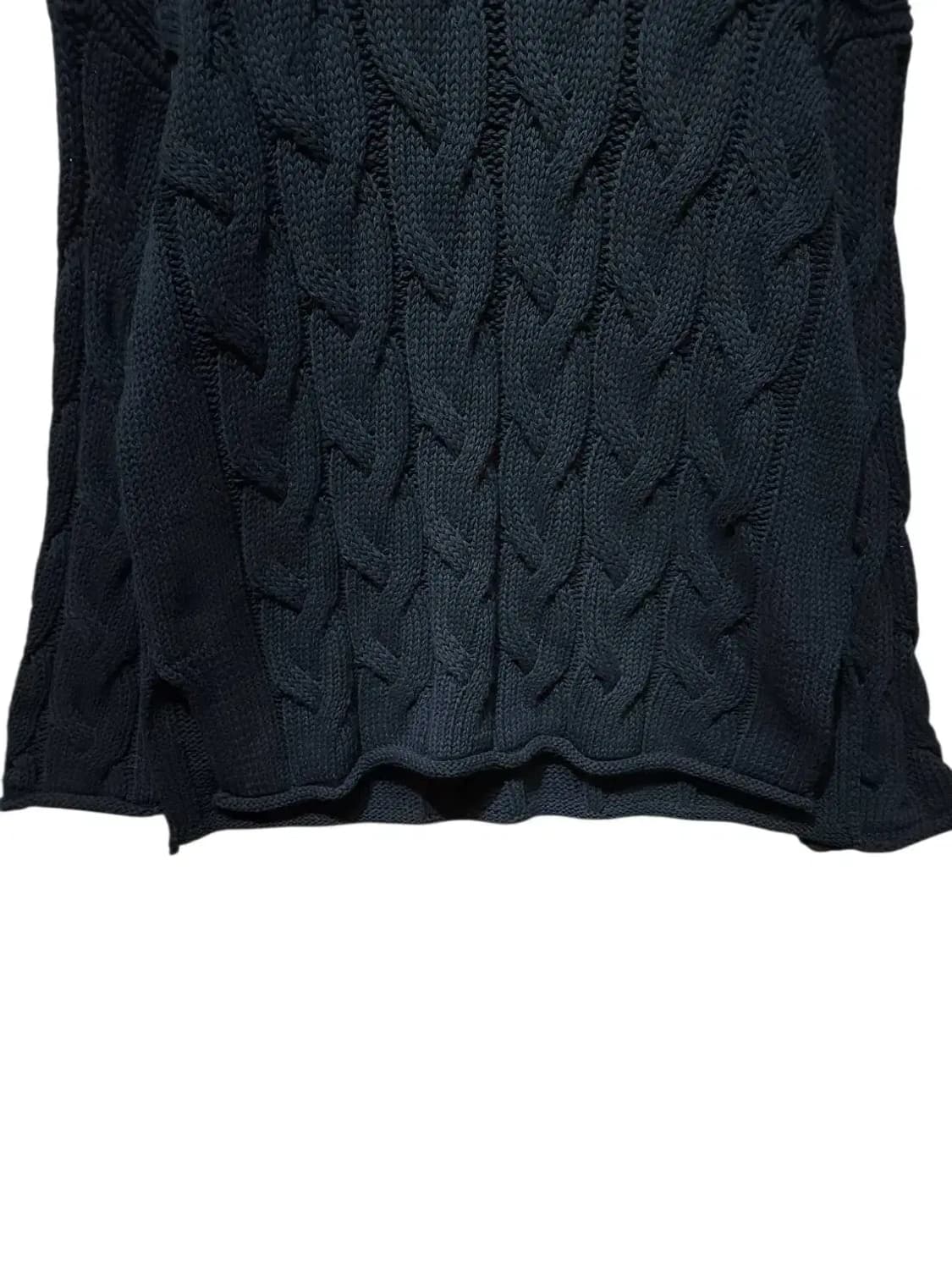 M/ 자라 꽈배기 니트 블랙 /1210 상품이미지3