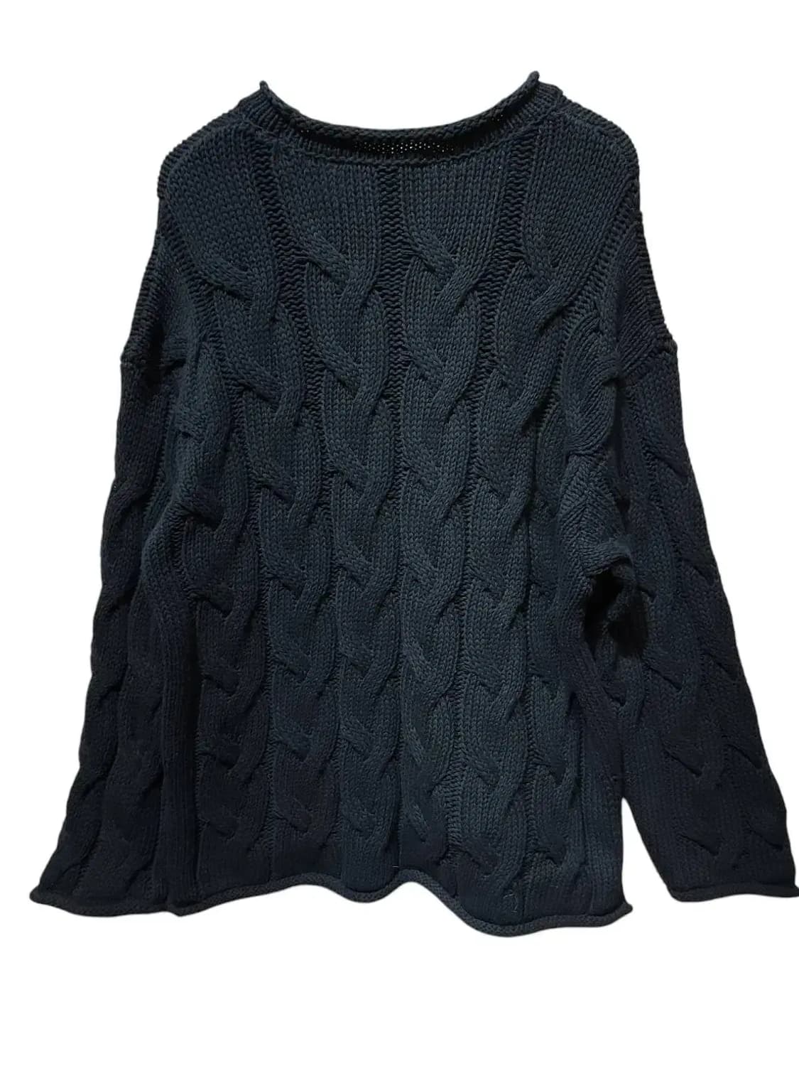 M/ 자라 꽈배기 니트 블랙 /1210 상품이미지6