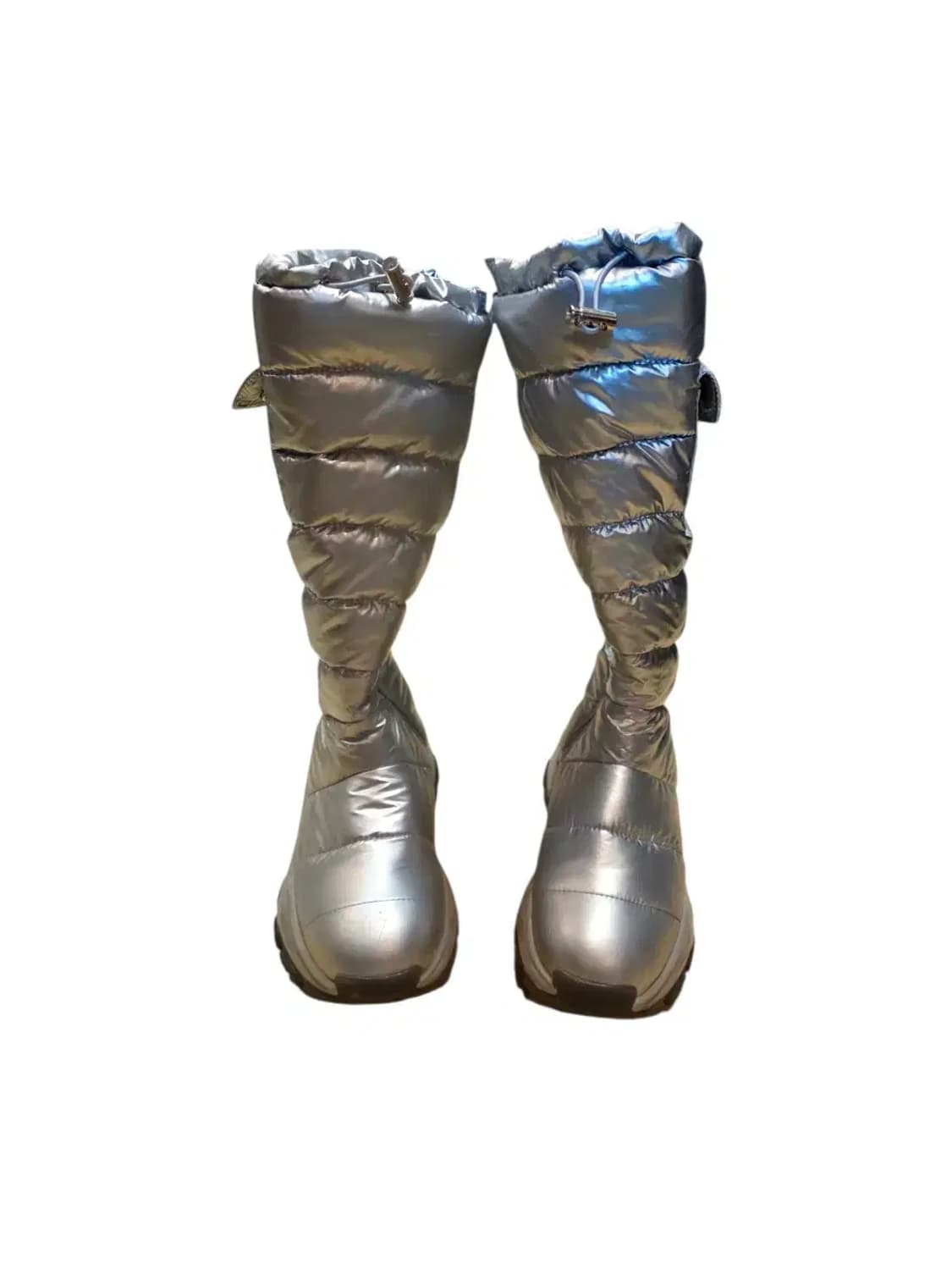 235/ 베네통 롱패딩 스노우 부츠 실버 /1211 상품이미지2