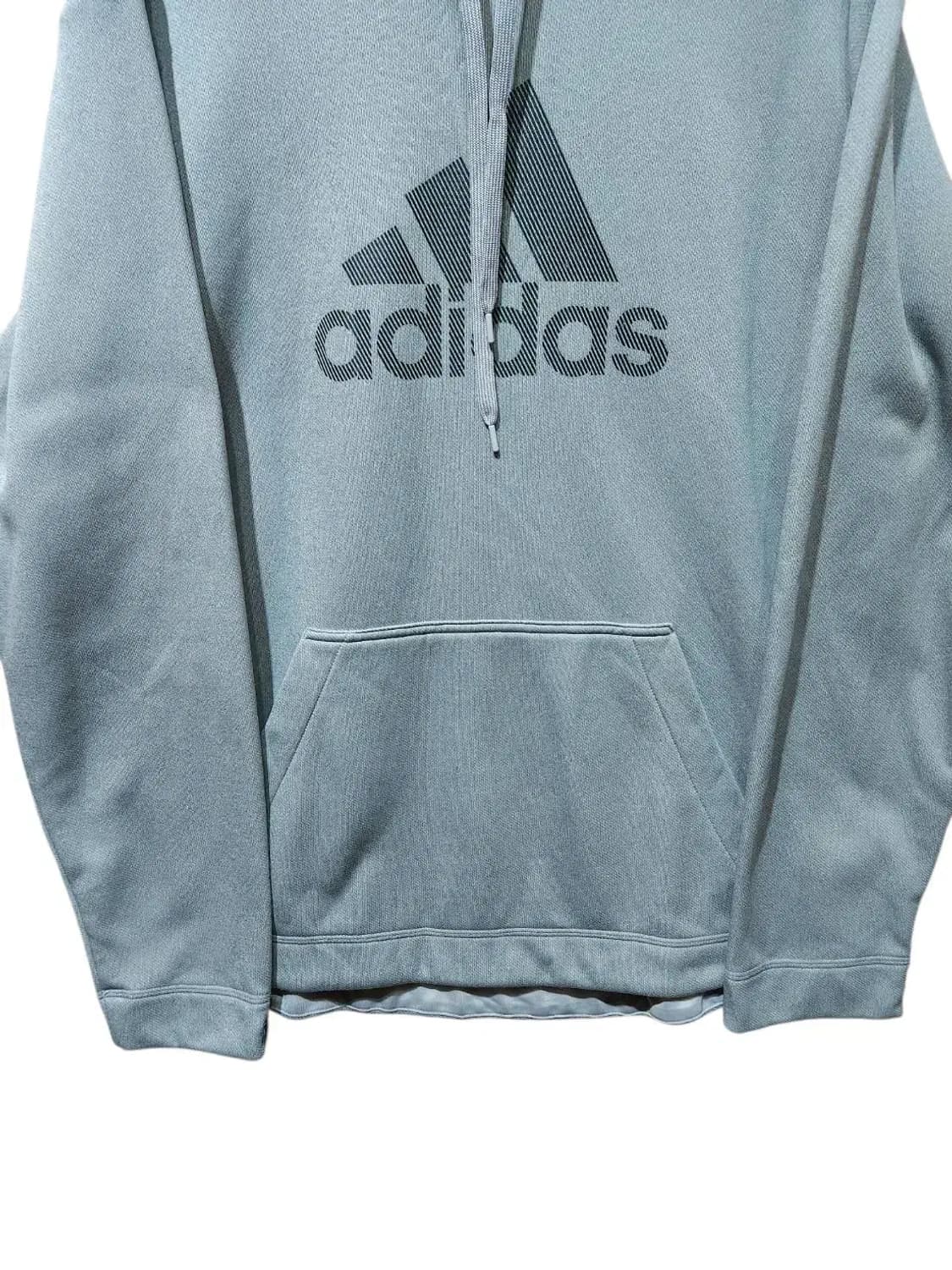 XL/ 아디다스 기모 후드티 그레이 /1216 상품이미지3