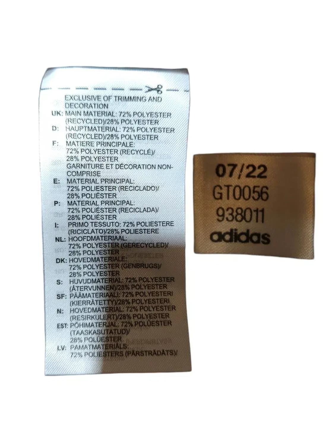 XL/ 아디다스 기모 후드티 그레이 /1216 상품이미지5