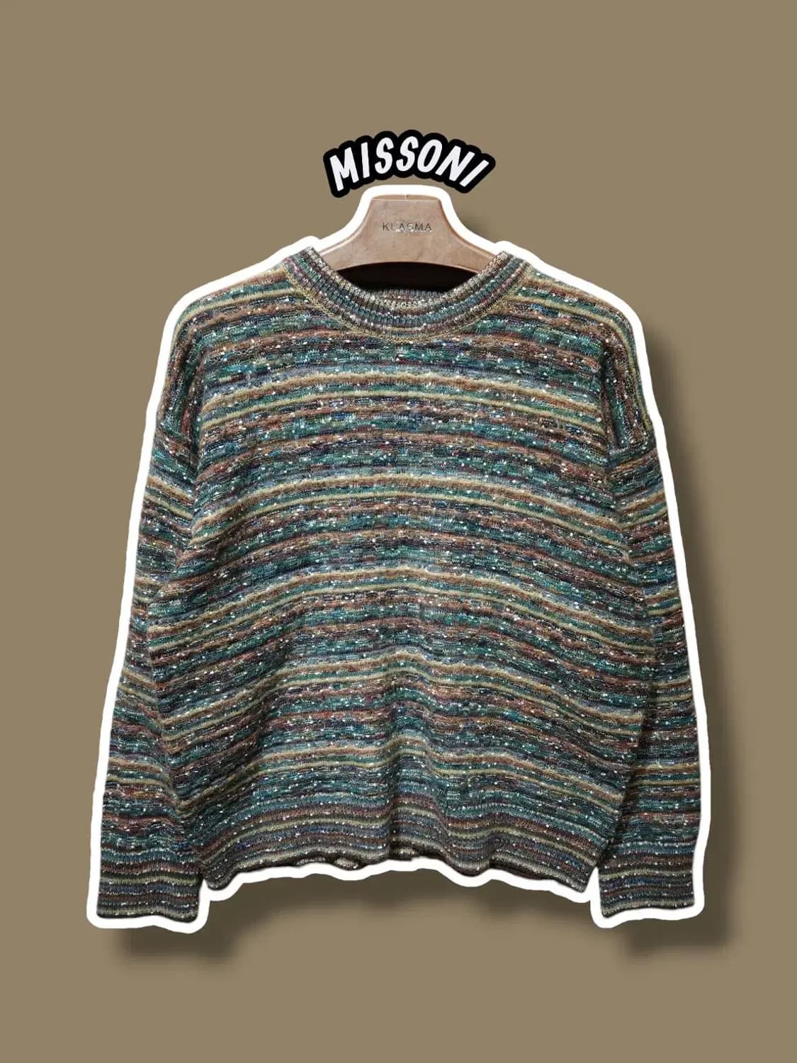M/ MISSONI 미쏘니 빈티지 멀티컬러 니트 /1216 상품이미지1