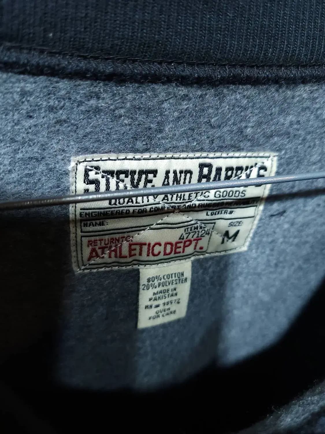 M/ 스티브앤베리스 퍼듀 기모 맨투맨 블랙/1216 상품이미지4