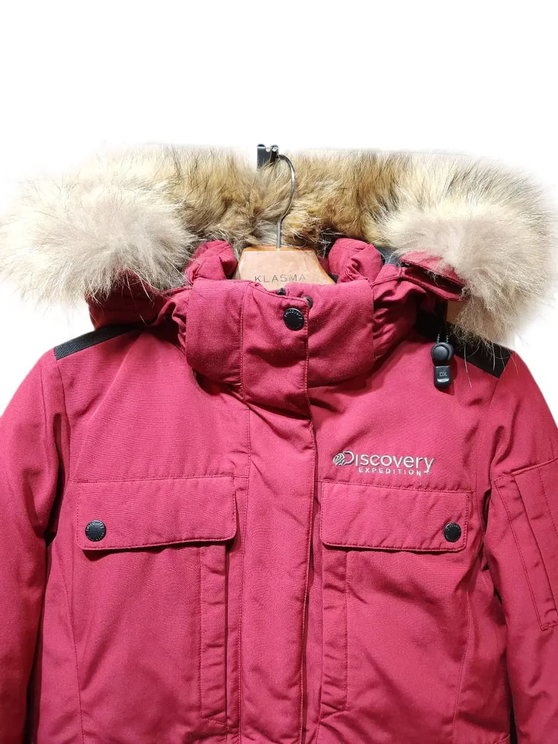 90/ 디스커버리 구스다운 너구리털 패딩 /1217 상품이미지2