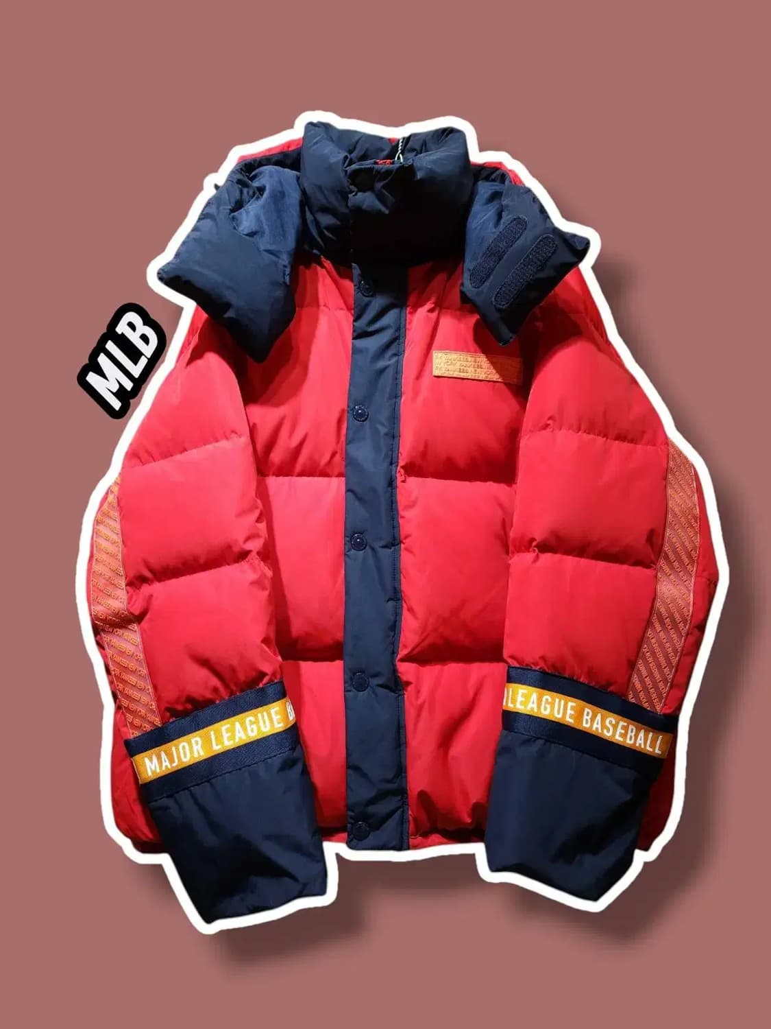 M/ MLB 엠엘비 뉴욕양키스 메가로고 구스다운 패딩 /1217 상품이미지1