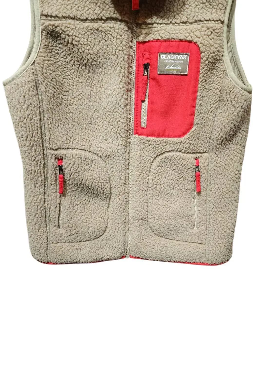 90/ 블랙야크 배색 후리스 조끼 /1222 상품이미지3