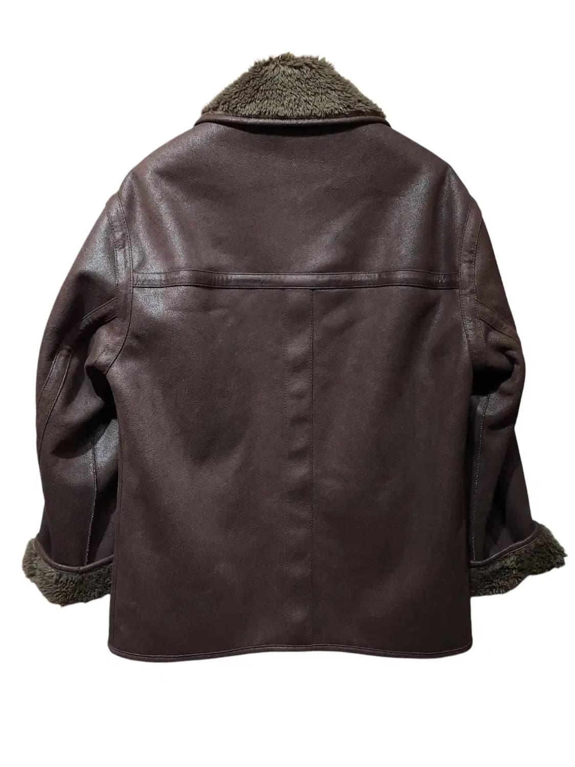 80-90-160/ 스튜디오톰보이 무스탕 자켓 브라운 /1222 상품이미지6