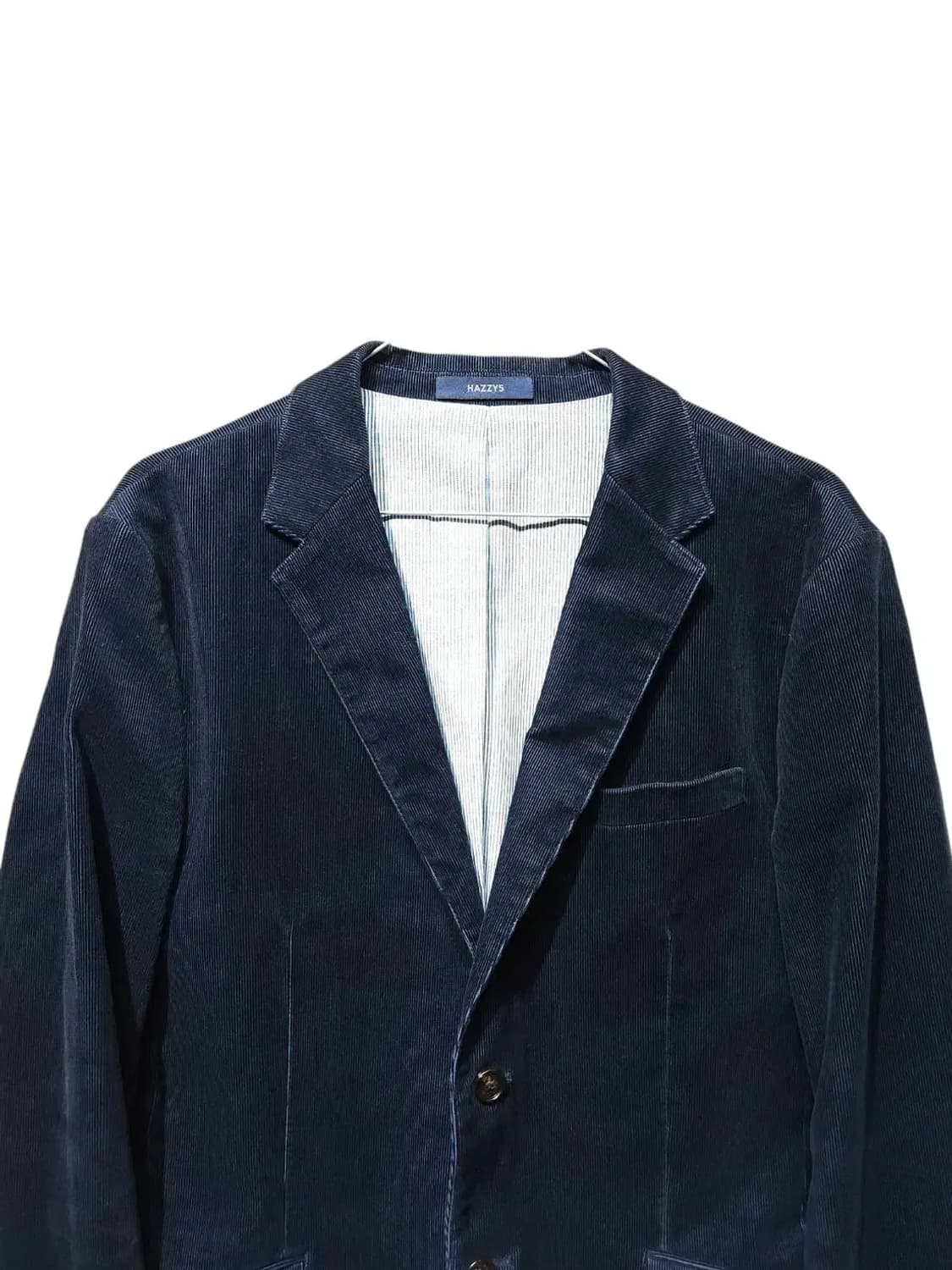 100/ HAZZYS 헤지스 코듀로이 슬림핏 자켓 네이비 /1222 상품이미지2