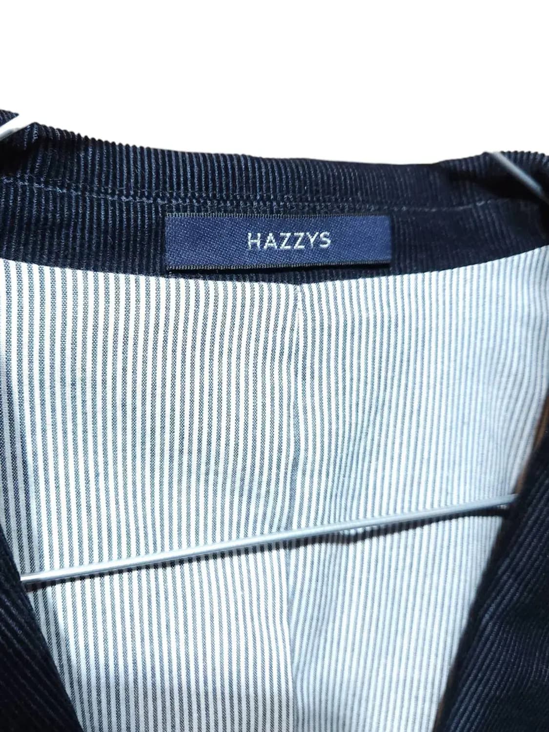 100/ HAZZYS 헤지스 코듀로이 슬림핏 자켓 네이비 /1222 상품이미지4