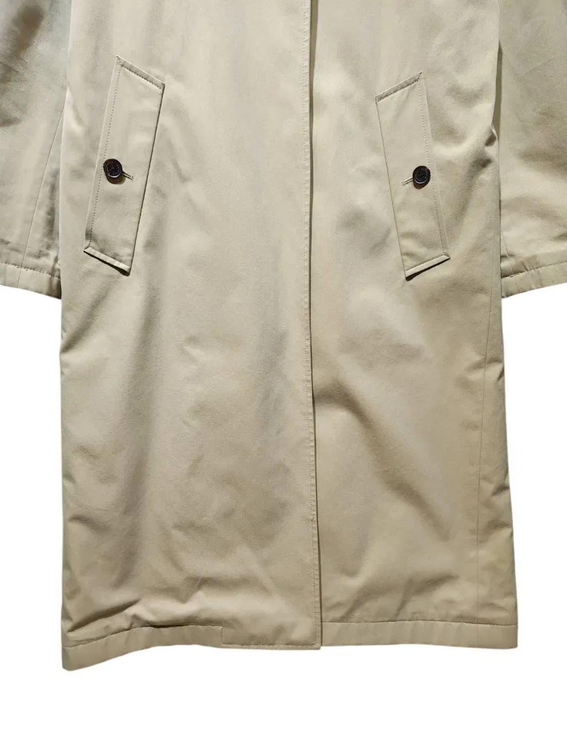 90/ 빈폴 레이디스 울 체크 리버시블 트렌치코트 베이지 /1222 상품이미지8