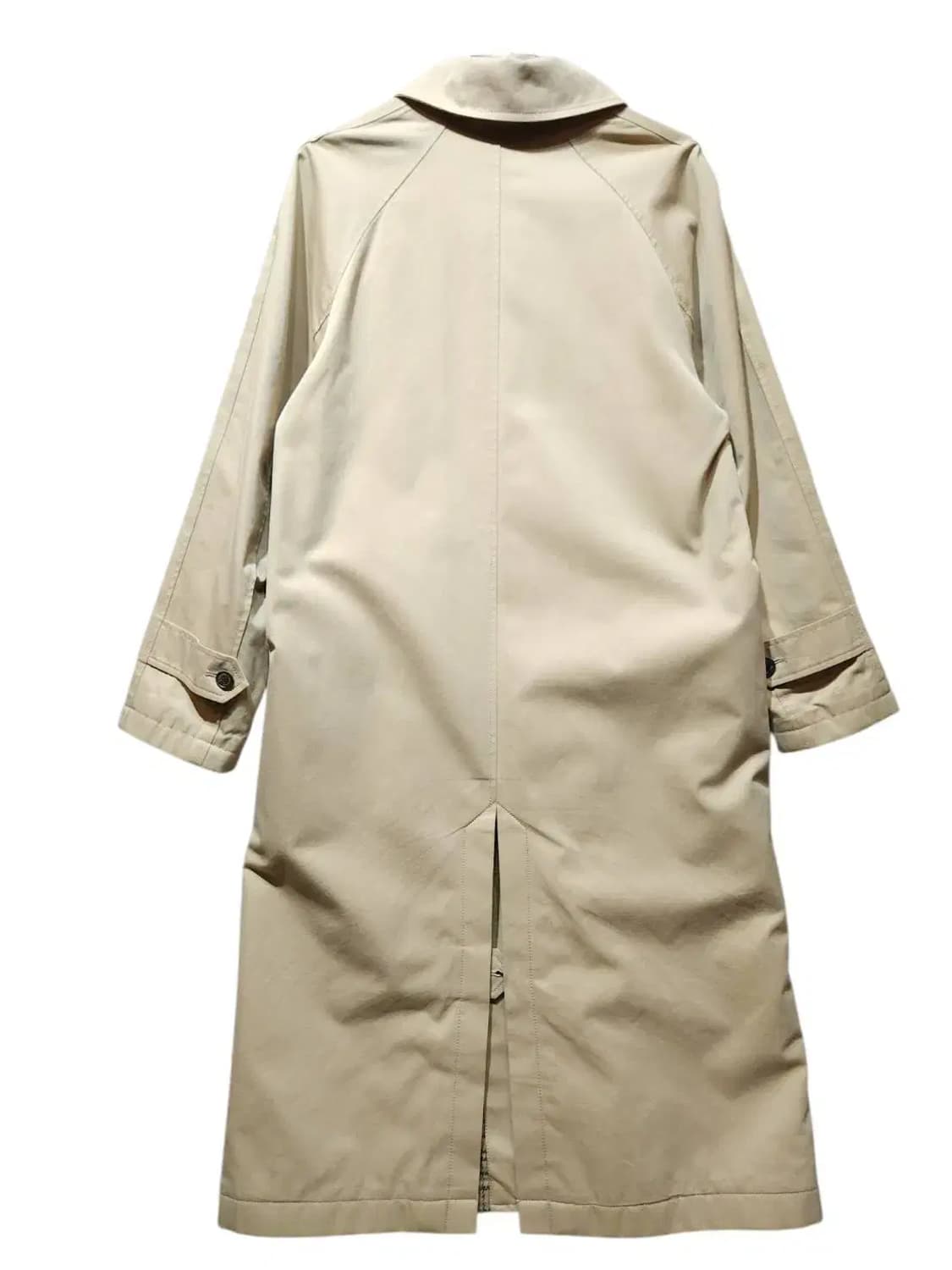 90/ 빈폴 레이디스 울 체크 리버시블 트렌치코트 베이지 /1222 상품이미지9