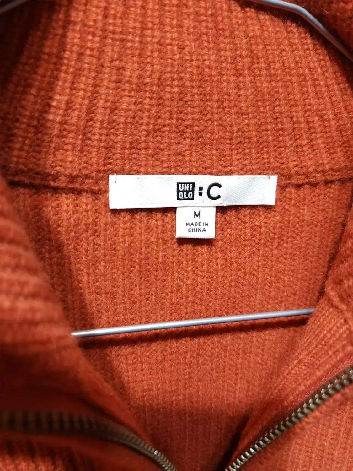 M/ 유니클로C 램스울 하프집업 니트 /1222 상품이미지4