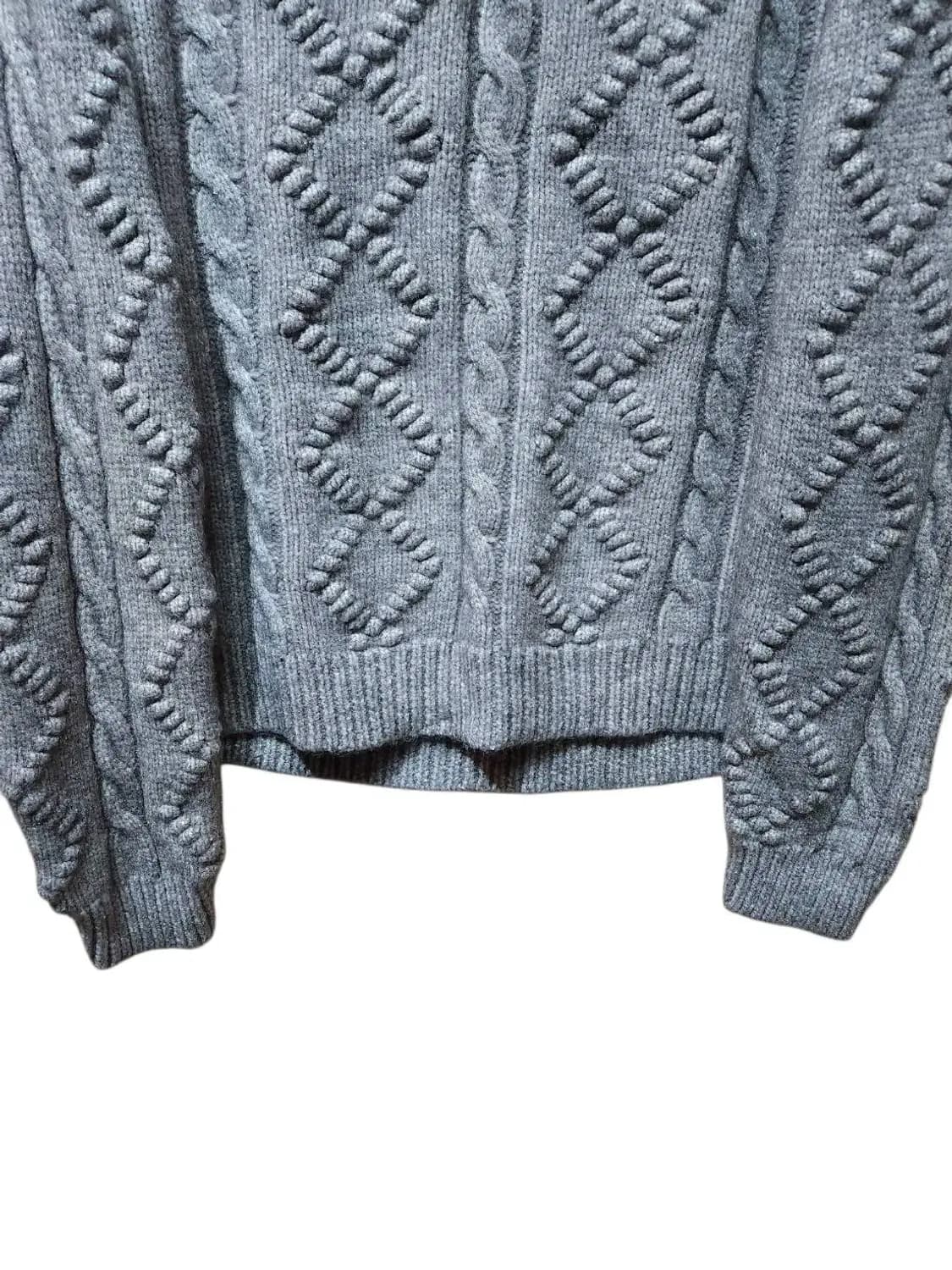 F/ Aei&Rei 에이앤레이 울 앙고라 혼방 꽈배기 니트 /1224 상품이미지3