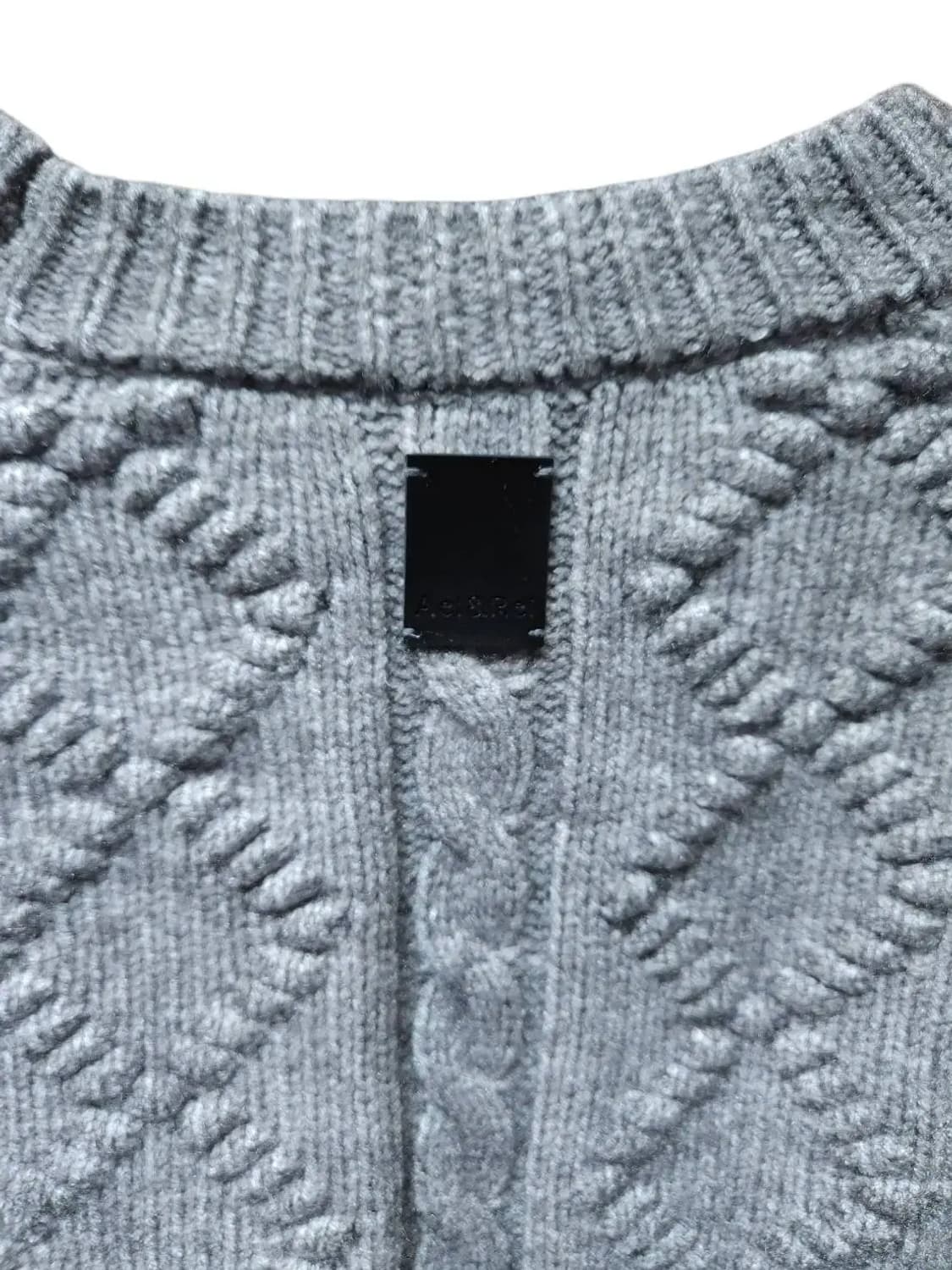 F/ Aei&Rei 에이앤레이 울 앙고라 혼방 꽈배기 니트 /1224 상품이미지6