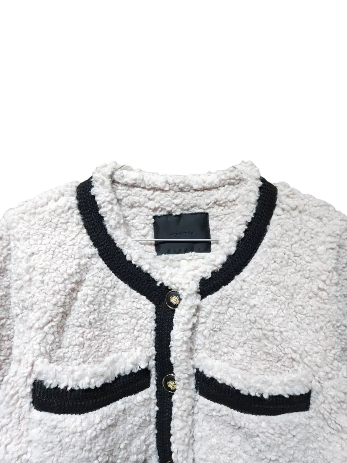 F/ 육육걸즈 뽀글이 트위드 자켓 /1224 상품이미지2