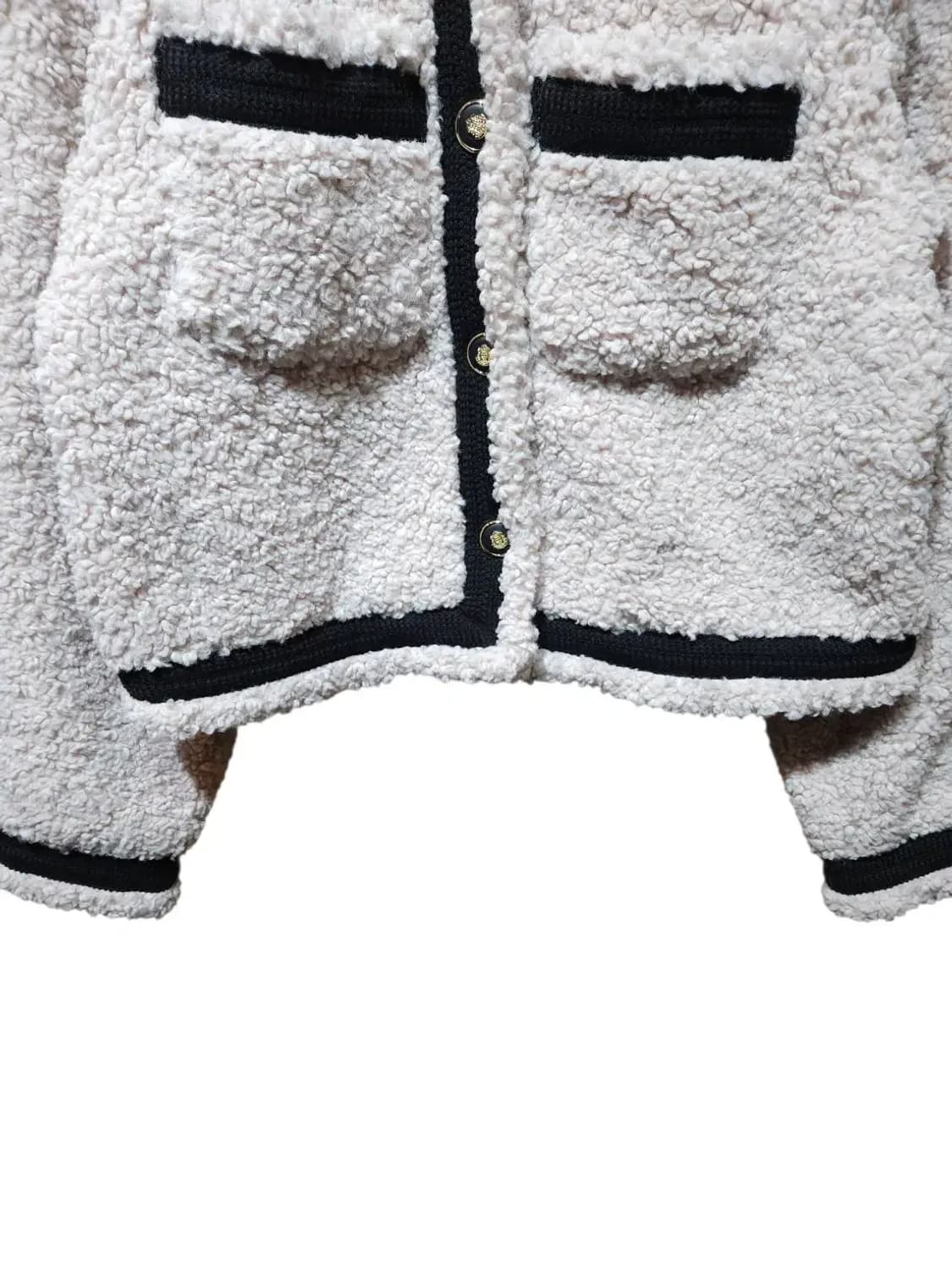 F/ 육육걸즈 뽀글이 트위드 자켓 /1224 상품이미지3