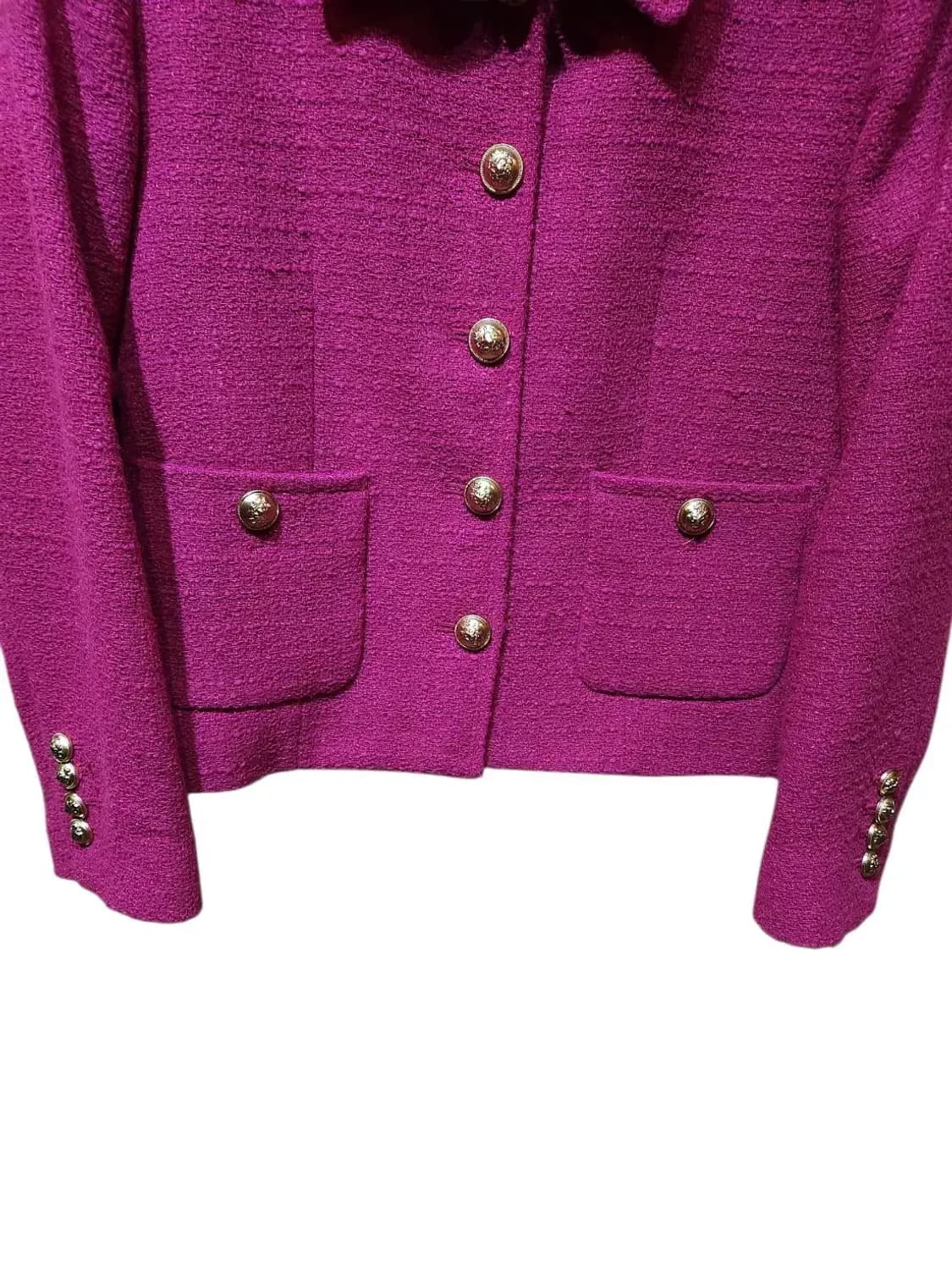 66/ 칼라거펠트 트위드 자켓 /1224 상품이미지3