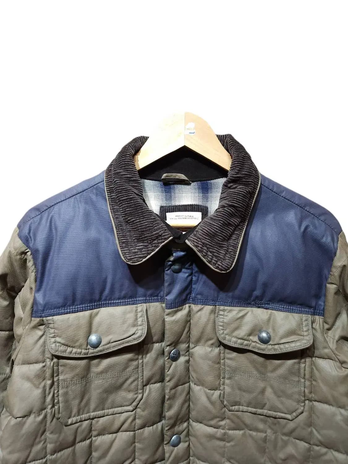 100/ WAXED 시리즈 왁스드 퀼팅 왁스 자켓 /1224 상품이미지2