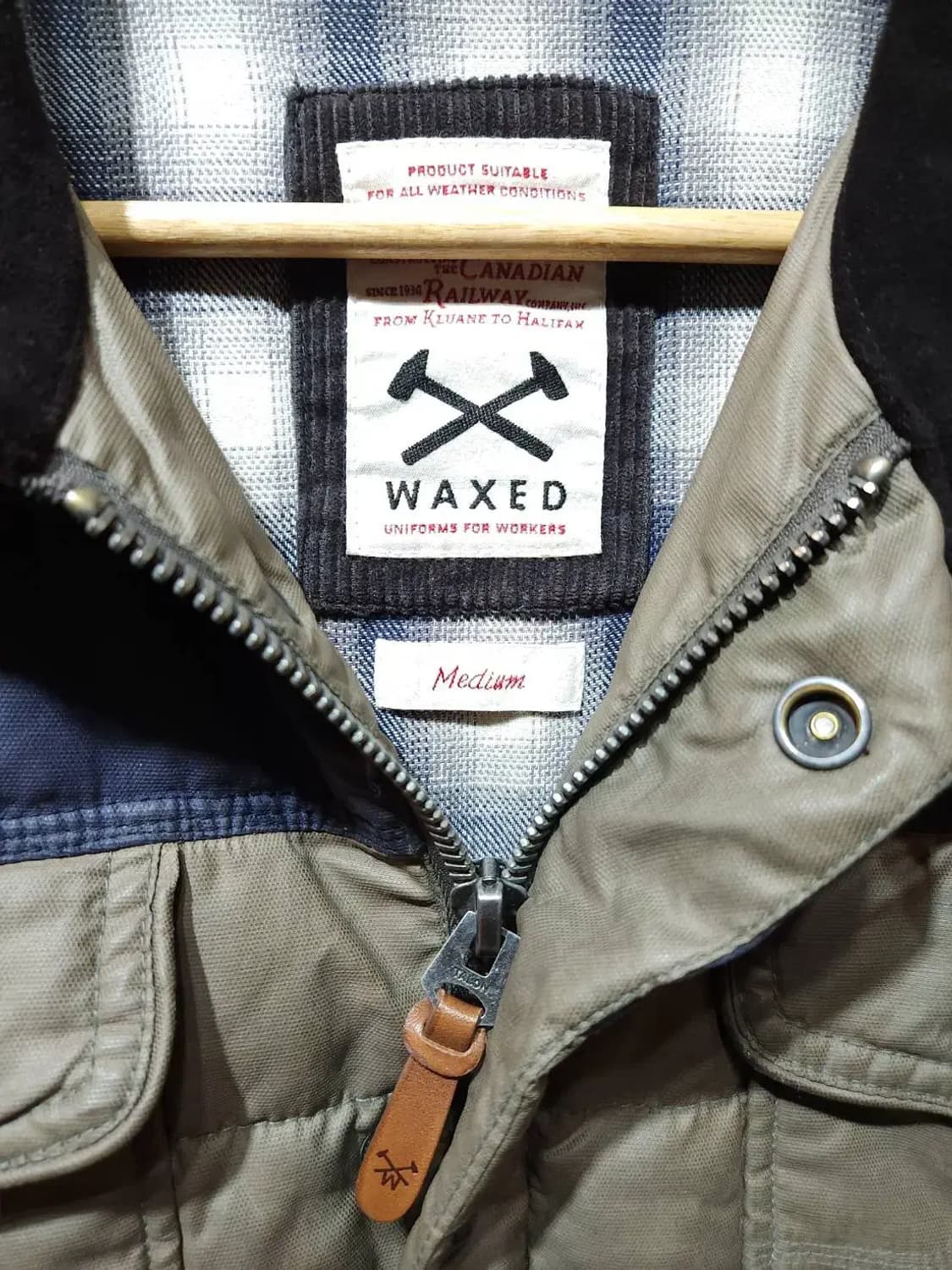 100/ WAXED 시리즈 왁스드 퀼팅 왁스 자켓 /1224 상품이미지4