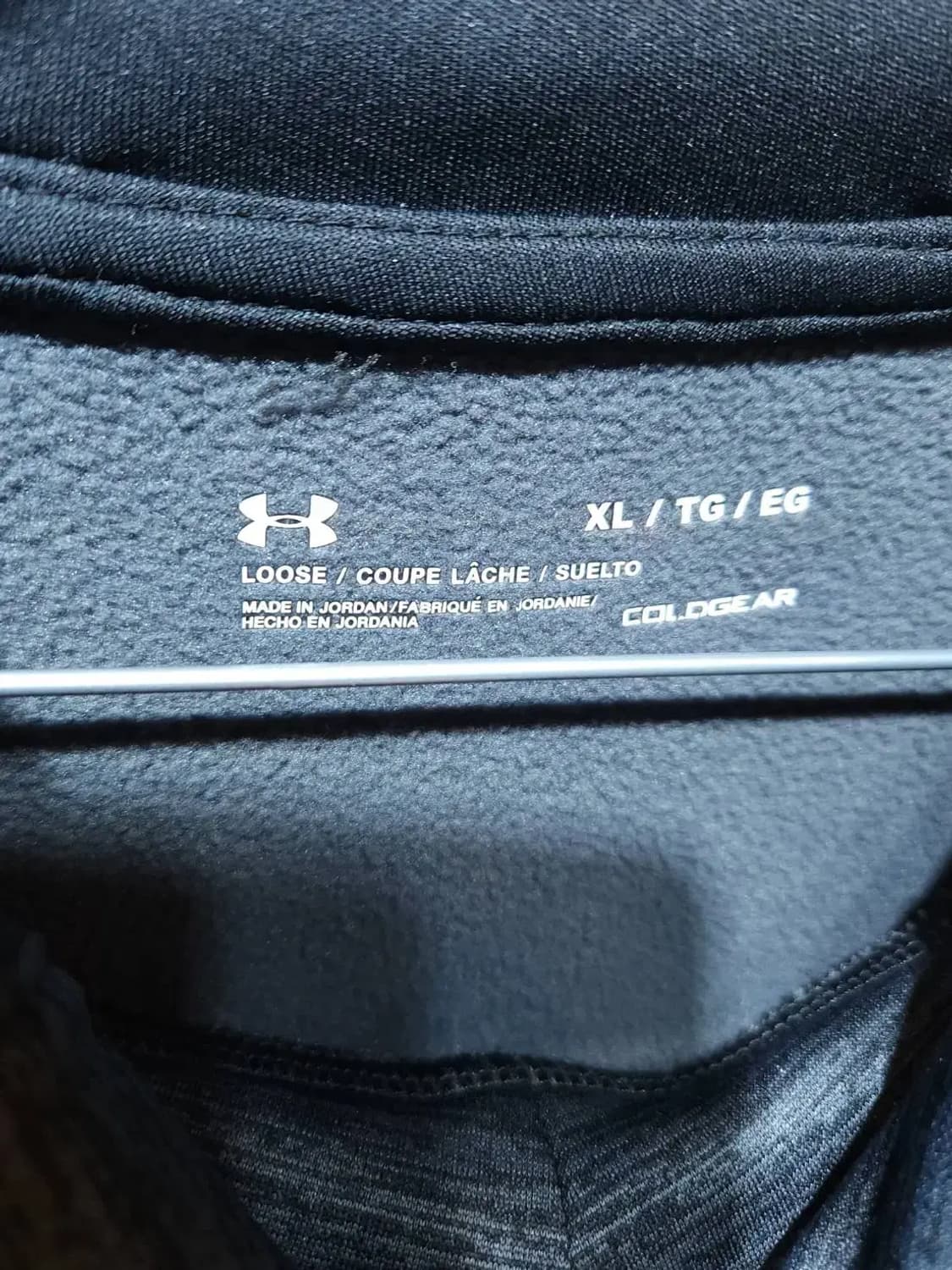 XL/ 언더아머 XQS AF BAR 기모 후드티 /1226 상품이미지4