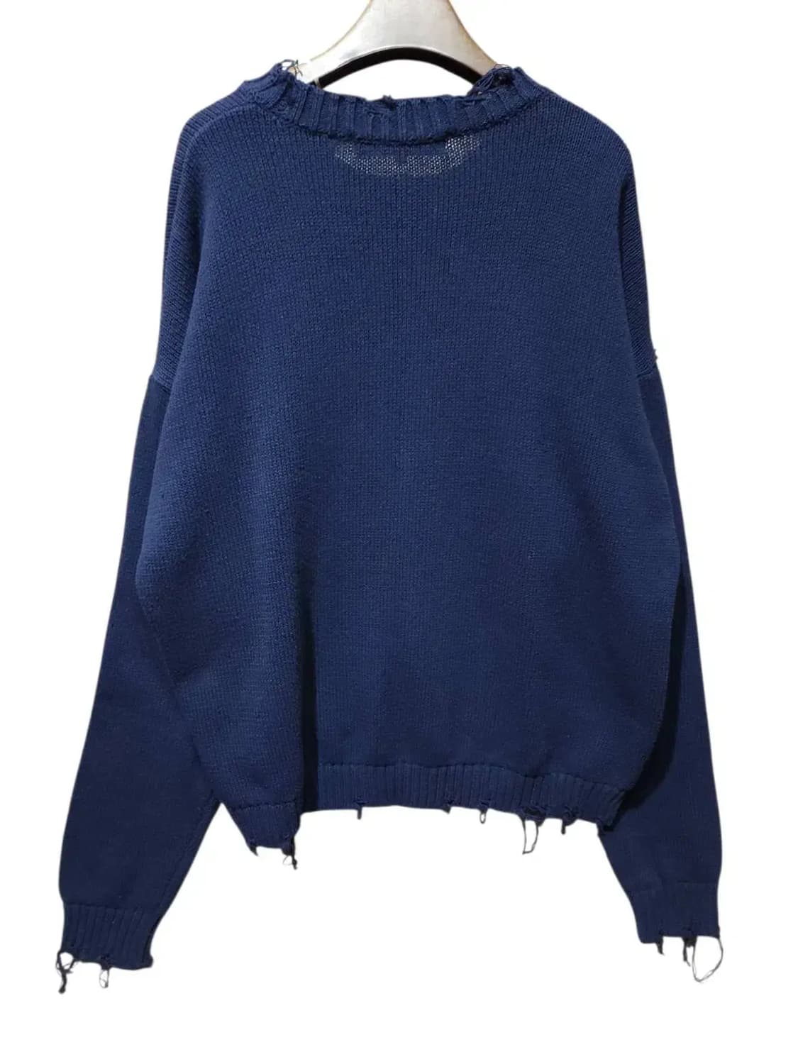 S/ 유니온아카이브 그런지 니트 네이비 /1226 상품이미지6