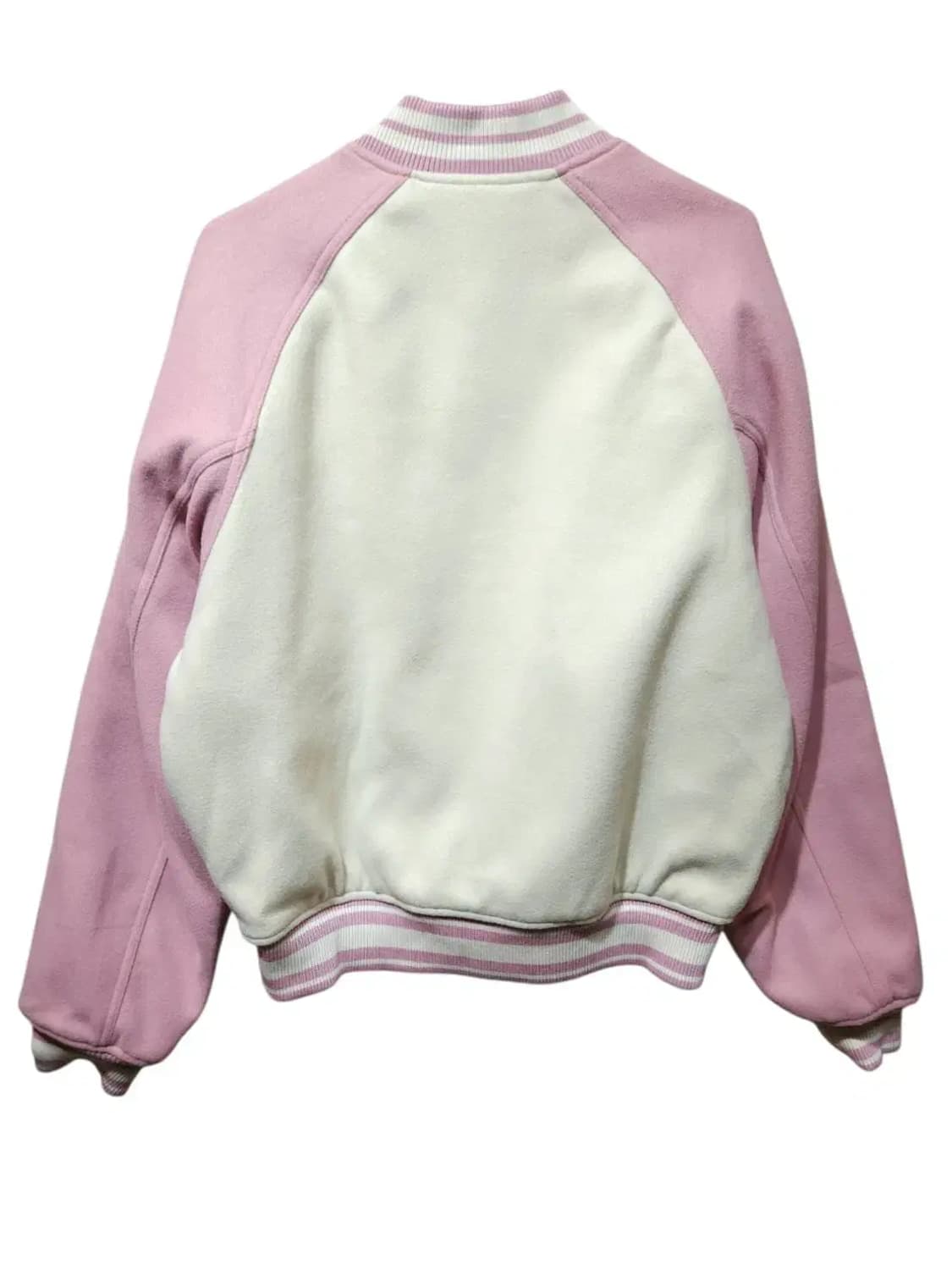 S/ PHYPS 피지컬디파트먼트 바시티 자켓 핑크 새상품 /1226 상품이미지7