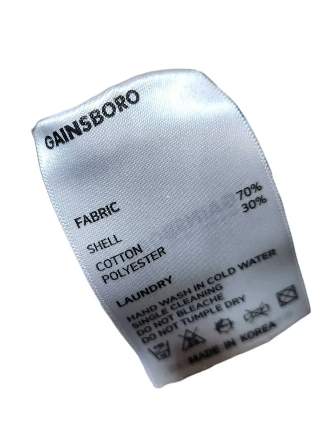 M/ GAINSBORO 게인스보로 스타로고 기모 후드집업 /1226 상품이미지5