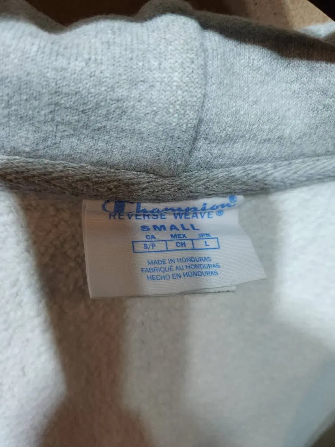 S/ 챔피온 기모 후드집업 /1226 상품이미지4