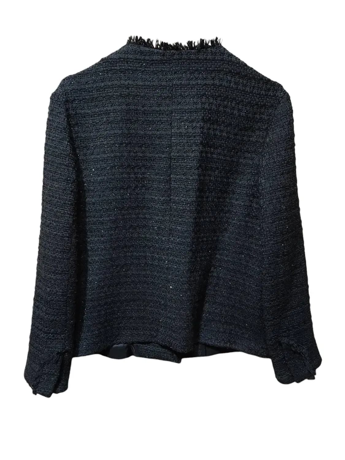 M/ 자라 트위드 자켓 블랙 /1226 상품이미지6