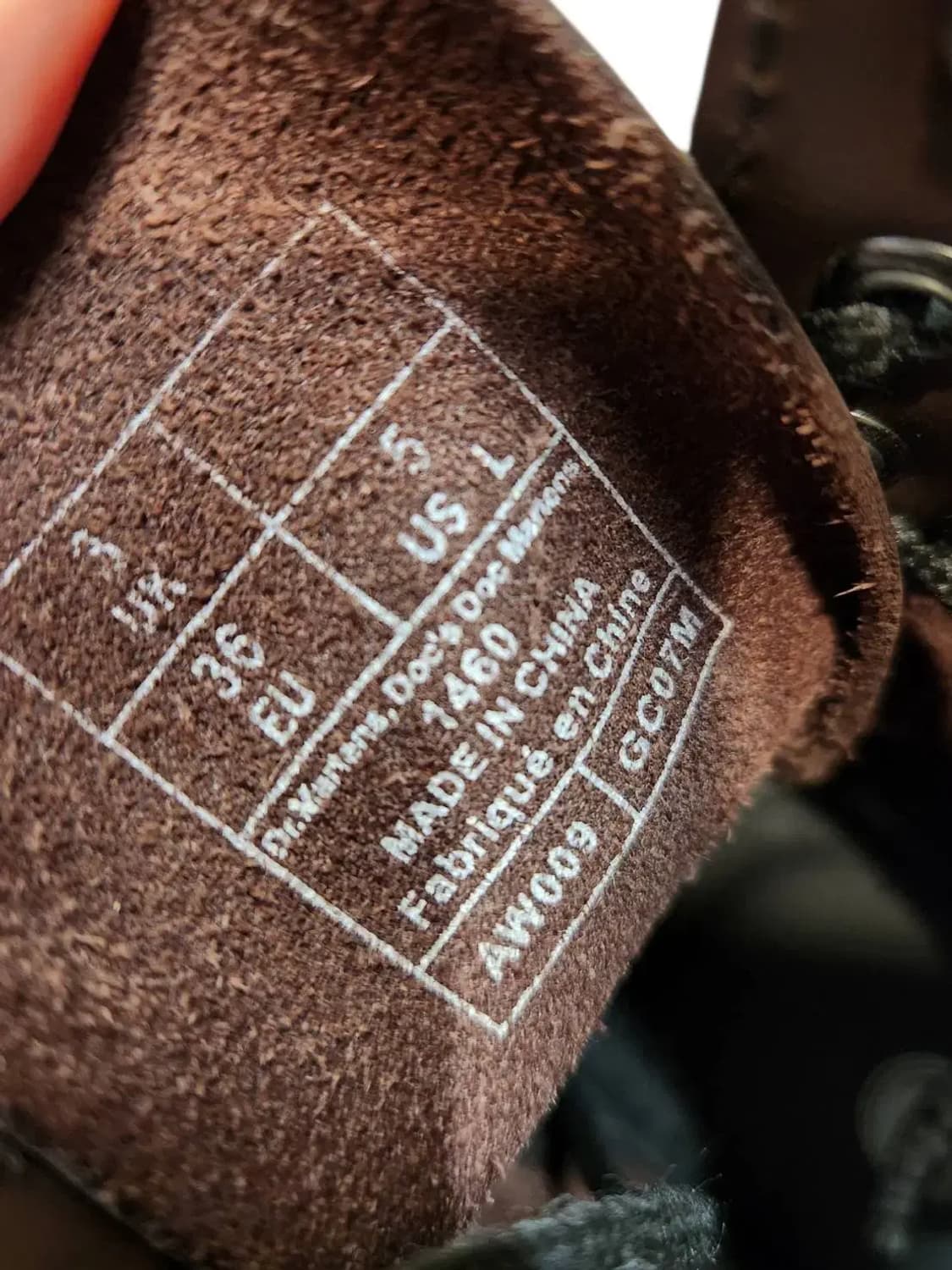 UK3/225/ 닥터마틴 1460 8홀 워커 부츠 /1230 상품이미지9