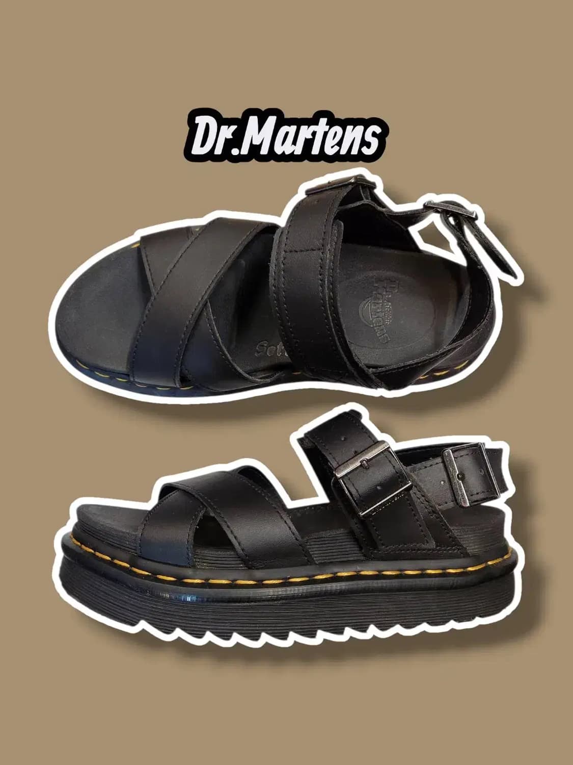 UK5/245/ 닥터마틴 보스2 스트랩 샌들 /1230 상품이미지1